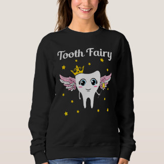 Cute Tooth Fairy Dental Halloween Costume Dentist Sweatshirt