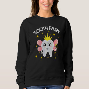 Cute Tooth Fairy Halloween Costume For Women Girls Sweatshirt