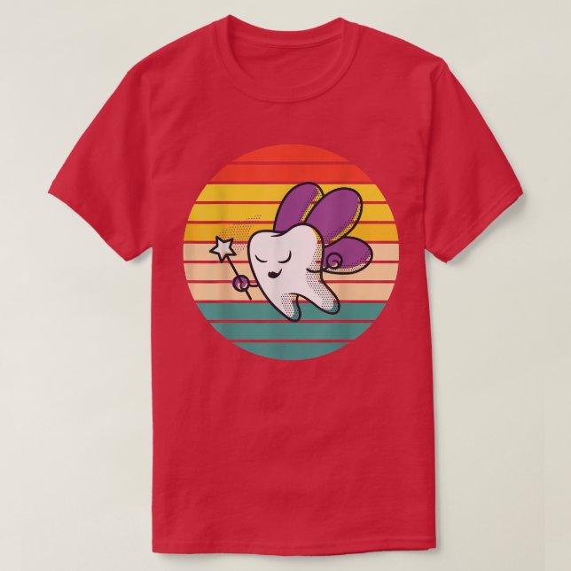 Cute Tooth Fairy  T-Shirt (Design Front)