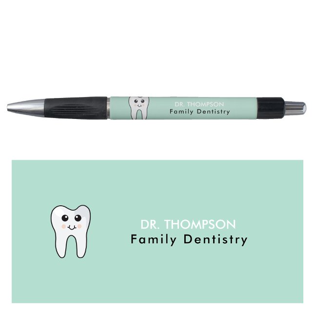 Cute Tooth Family Dentistry Business (Cute Tooth Family Dentistry Business Pen)
