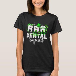 Cute Tooth Leprechaun Hat Dental Squad St Patrick  T-Shirt