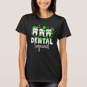 Cute Tooth Leprechaun Hat Dental Squad St Patrick' T-Shirt