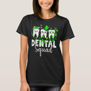 Cute Tooth Leprechaun Hat Dental Squad St Patrick' T-Shirt