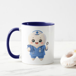 Cute Tooth Nurse Coffee Mug Dental Gift