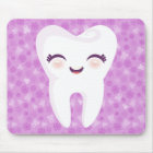 Cute Tooth - Purple Customisable Mousepad