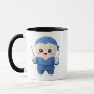 Cute Tooth Surgeon Mug – Funny Dentist Gift