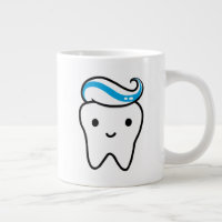 Cute Tooth with Toothpaste