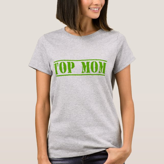 cute top mum t-shirt design mother's day gift-idea (Front)