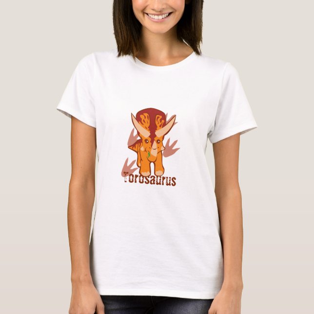Cute Torosaurus T-Shirt (Front)