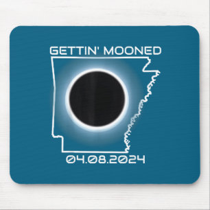 Cute Total Solar Eclipse April 8th Mouse Pad