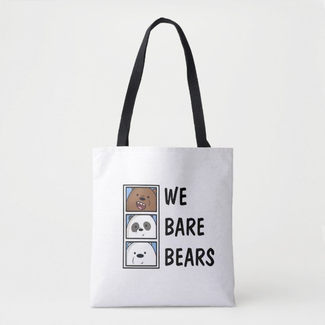 Cute Tote Bag We Bare Bears (Front)