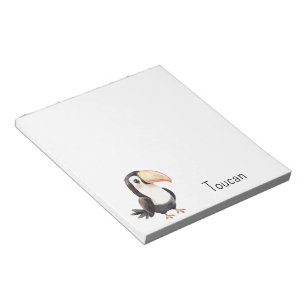 Cute Toucan Bird Animal Notepad