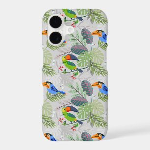 Cute Toucan bird, Everybirdy Pattern, Watercolors