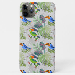Cute Toucan bird, Everybirdy Pattern, Watercolors Case-Mate iPhone Case