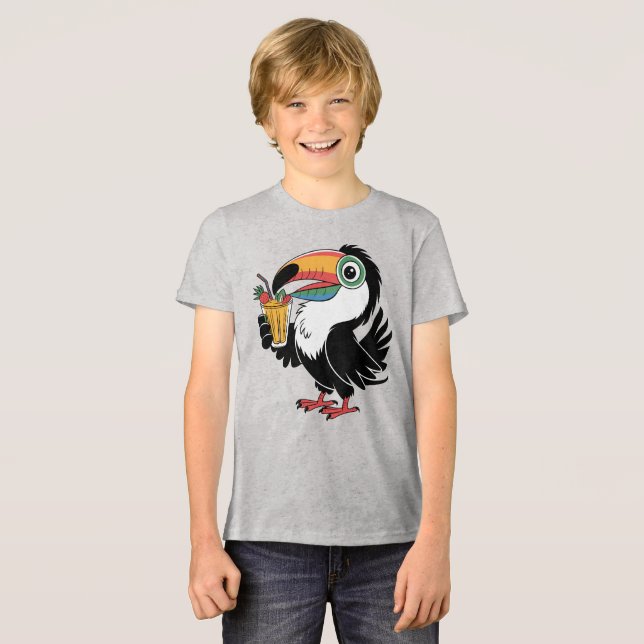 Cute Toucan Tri-Blend Shirt (Front Full)