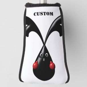 Cute Tough Bunny Boxer Rabbit Golf Head Cover