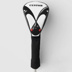 Cute Tough Bunny Boxer Rabbit Golf Head Cover