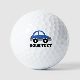 Cute toy car golf ball for kid's mini golf game