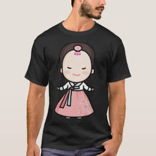Cute Traditional Korean Bride toon T-Shirt