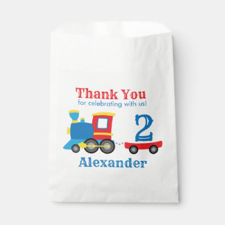 Cute Train Birthday Party Favour Bags