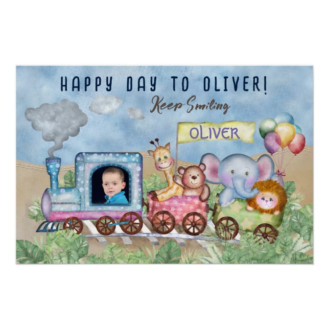 Cute train  poster (Front)