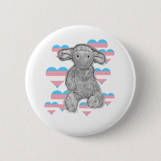 Cute Trans Lamb 6 Cm Round Badge