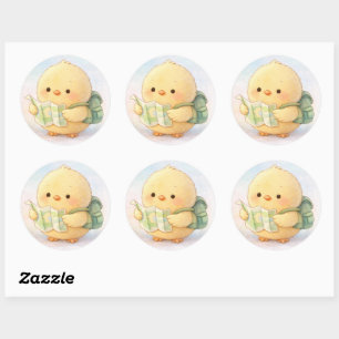 Cute Travel Alma Chick Sticker