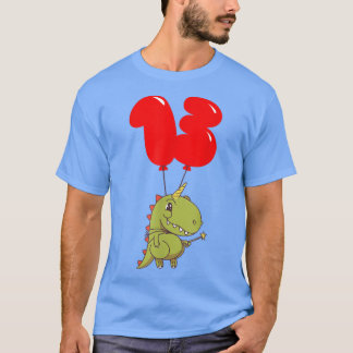 Cute TRe Fairy13th BirthdayKids Balloon Party T-Shirt