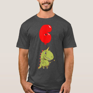 Cute TRe Fairy6th BirthdayKids Balloon Party T-Shirt
