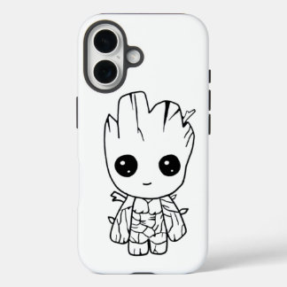 Cute Tree Cartoon Character | Adorable Chibi Natur iPhone 16 Case