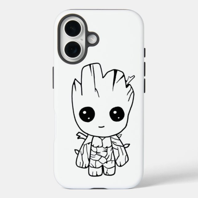 Cute Tree Cartoon Character | Adorable Chibi Natur Case-Mate iPhone Case (Back)