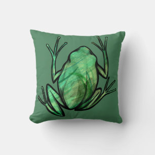 Cute Tree Frog Artistic Frogs I love frogs Cushion