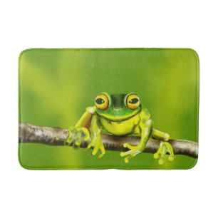 Cute Tree Frog Bath Mat