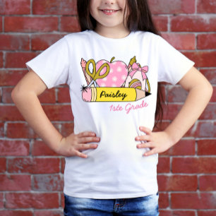 Cute Trendy Back To School Pencil for Girls  T-Shirt