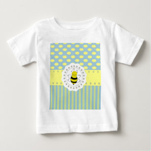 Cute trendy girly pattern bee baby T-Shirt