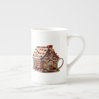 Cute Trendy Modern Funny Humour Merry Christmas Bone China Mug