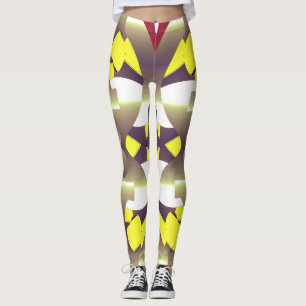 Cute trendy multicolor "Ratti_Creative_Arts"  Legg Leggings