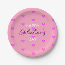 Cute Trendy Typography Pink Happy Galentines Day