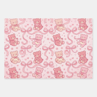 Cute trendy wrapping paper