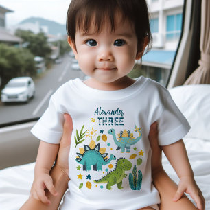 Cute TRex  Name Dinosaur Toddler T-Shirt