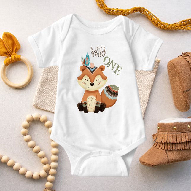 Cute Tribal Baby Fox Wild One Bodysuit (Creator Uploaded)