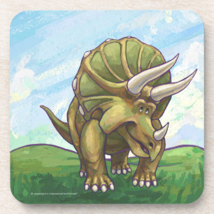 Cute Triceratops Art Gifts & Accessories Coaster