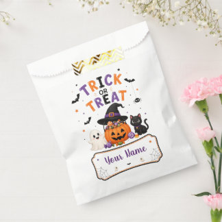 Cute Trick or Treat Halloween Party Favour Bags