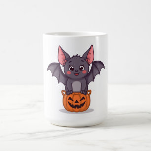 Cute Trick or Treating Bat Coffee Mug