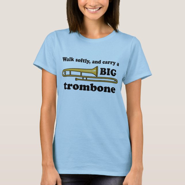 Cute Trombone Slogan t-shirt (Front)
