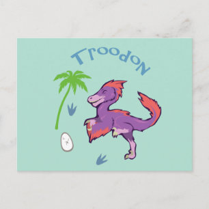 Cute Troodon Postcard