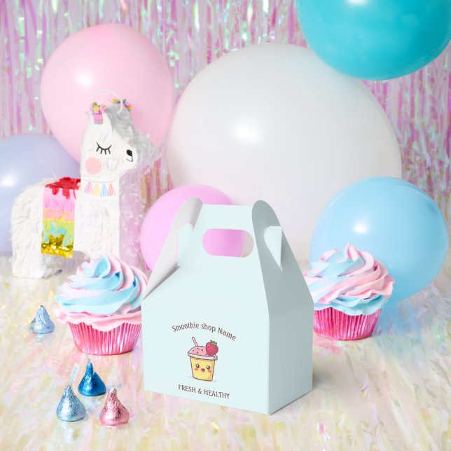 Cute Tropical Fruit Smoothies Fruit Kitchen shop Favour Box (Party)