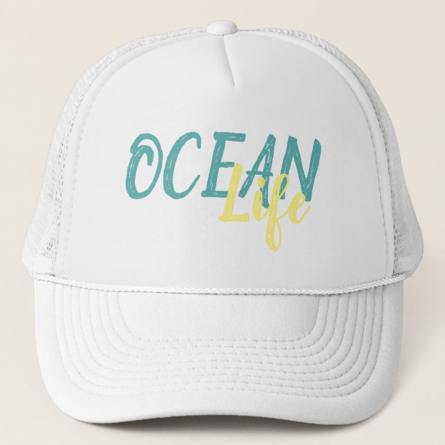 cute tropical OCEAN LIFE | Trucker Hat (Front)