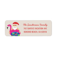 Cute Tropical Santa Christmas in July Pool Float
