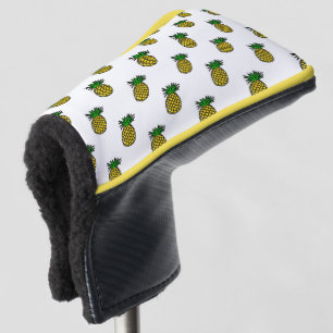 Cute Tropical Summer Fruits Pineapples Pattern Golf Head Cover